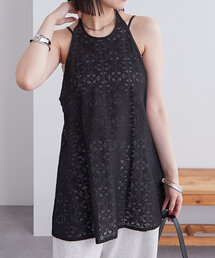 mystic | ホルターレースキャミチュニック(シャツ/ブラウス)