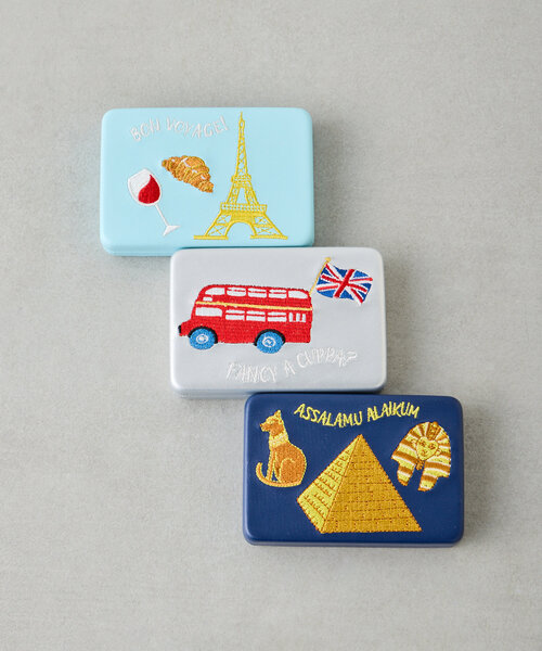 BIRTHDAY BAR（バースデイバー）の「famous city objects small case（ポーチ・レディース・ブルー系その他/ネイビー/シルバー・0）」の4枚目の写真