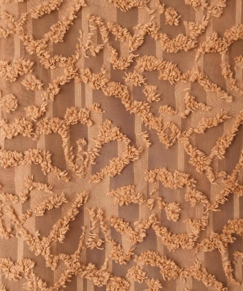 AKTE（アクテ）の「ジャガードパンツ（その他パンツ・レディース・ホワイト/ライトブラウン・FREE/TALL）」の3枚目の写真