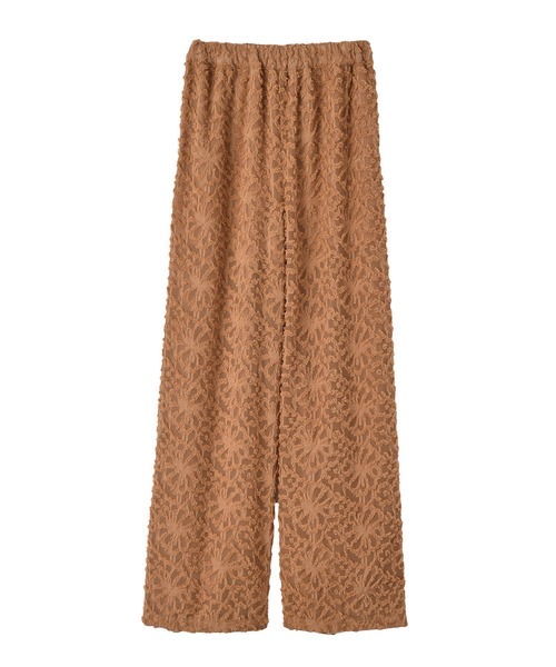 AKTE（アクテ）の「ジャガードパンツ（その他パンツ・レディース・ホワイト/ライトブラウン・FREE/TALL）」の5枚目の写真