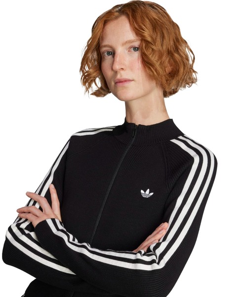 adidas ADICOLOR 3 STRIPES SLIM KNIT TRACK TOP / アディダス