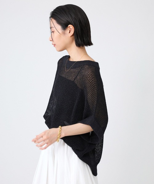 セール】 ペーパーフレンチ袖プルオーバー（Tシャツ/カットソー