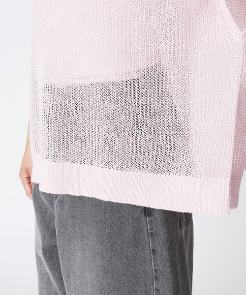 BABYLONE（バビロン）の「【新色予約】ペーパーフレンチ袖プルオーバー（Tシャツ/カットソー・レディース・チャコール/ブラック/ライム/ピンク/ベージュ/ブラウン/ライトベージュ/ライトブルー・フリー）」の18枚目の写真