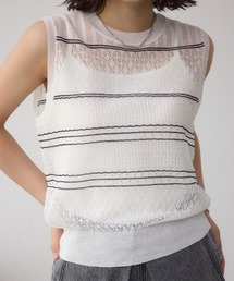 ニット セーター リリヤーンニットタンクトップ レディース リリヤーンニットタンクトップ(F OFF WHITE): トップス │ ETRE