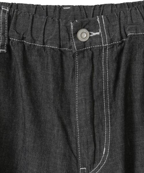 CONVERSE TOKYO（コンバーストウキョウ）の「2WAY DETACHABLE DENIM WIDE CARGO PANTS(SET UP)（デニムパンツ・レディース・ネイビー/サックスブルー/チャコールグレー・MEDIUM/SMALL）」の11枚目の写真