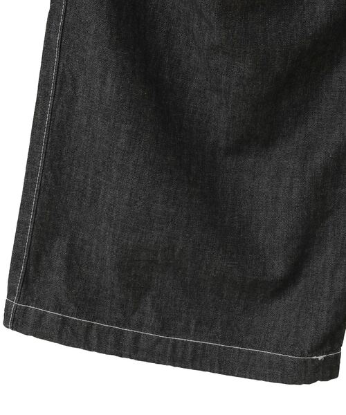 CONVERSE TOKYO（コンバーストウキョウ）の「2WAY DETACHABLE DENIM WIDE CARGO PANTS(SET UP)（デニムパンツ・レディース・ネイビー/サックスブルー/チャコールグレー・MEDIUM/SMALL）」の10枚目の写真