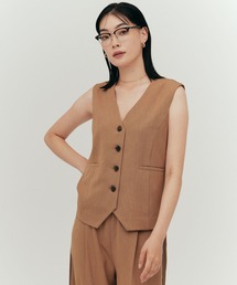 YOOU（ユー）の「Setup vest（セットアップヴェスト）（ベスト）」