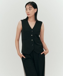 YOOU（ユー）の「Setup vest（セットアップヴェスト）（ベスト）」