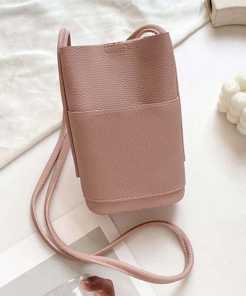 Miniministore（ミニミニストア）の「ミニショルダーバッグ 斜めがけサコッシュ（ショルダーバッグ・レディース・モスグリーン/ピンク/キャメル/ブラック/アイボリー・FREE）」の5枚目の写真