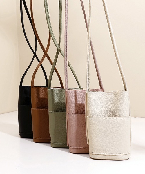 Miniministore（ミニミニストア）の「ミニショルダーバッグ 斜めがけサコッシュ（ショルダーバッグ・レディース・モスグリーン/ピンク/キャメル/ブラック/アイボリー・FREE）」の15枚目の写真