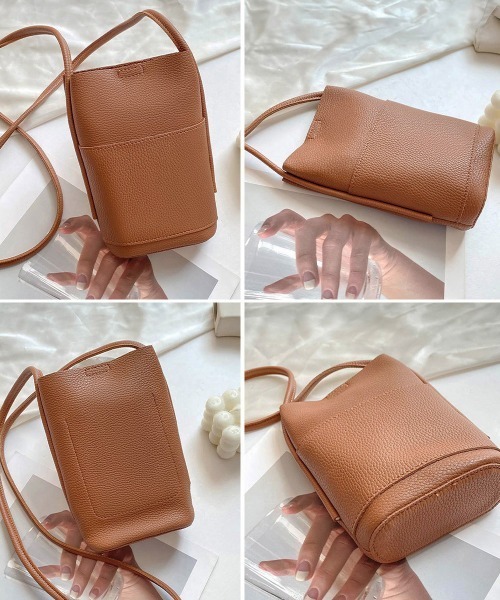 Miniministore（ミニミニストア）の「ミニショルダーバッグ 斜めがけサコッシュ（ショルダーバッグ・レディース・モスグリーン/ピンク/キャメル/ブラック/アイボリー・FREE）」の10枚目の写真