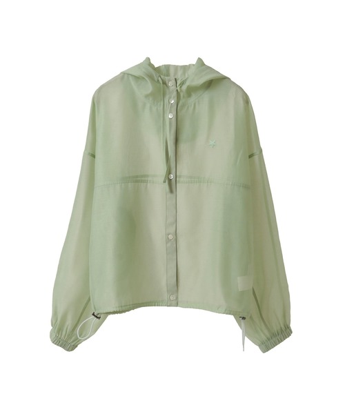 CONVERSE TOKYO（コンバーストウキョウ）の「SHEER ANORAK PULLOVER（シャツ/ブラウス・レディース・オフホワイト/グレー/レッド/ミント・FREE）」の13枚目の写真