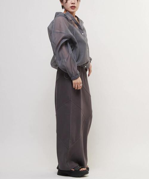 CONVERSE TOKYO（コンバーストウキョウ）の「SHEER ANORAK PULLOVER（シャツ/ブラウス・レディース・オフホワイト/グレー/レッド/ミント・FREE）」の21枚目の写真