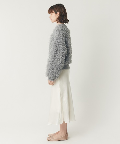 DEICY(デイシー)の「ラメフラッフィ―カーディガン(カーディガン/ボレロ・レディース・オフホワイト/ライトブルー/ベビーピンク・FREE)」の7枚目の写真