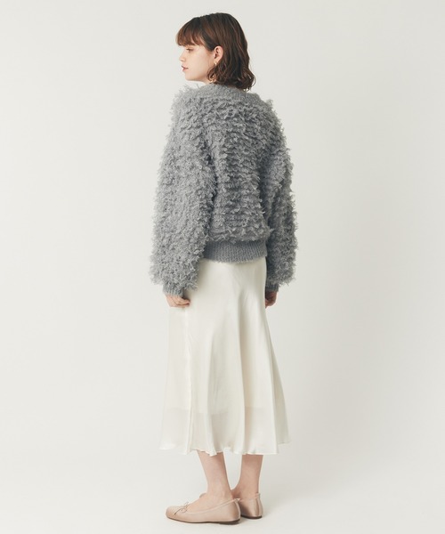 DEICY(デイシー)の「ラメフラッフィ―カーディガン(カーディガン/ボレロ・レディース・オフホワイト/ライトブルー/ベビーピンク・FREE)」の8枚目の写真