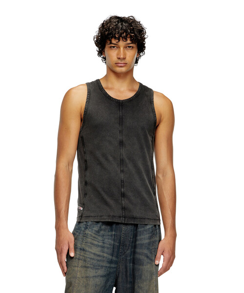 DIESEL(ディーゼル)の「メンズ スリーブレストップ T-MELY-SL(タンクトップ・メンズ・ブラック・SMALL/MEDIUM/LARGE/X-LARGE/XX-LARGE)」の5枚目の写真