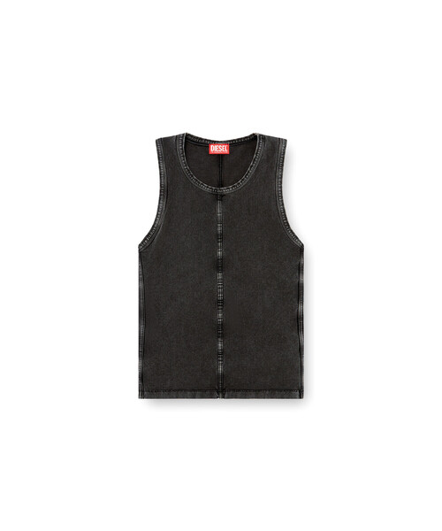 DIESEL(ディーゼル)の「メンズ スリーブレストップ T-MELY-SL(タンクトップ・メンズ・ブラック・SMALL/MEDIUM/LARGE/X-LARGE/XX-LARGE)」の4枚目の写真