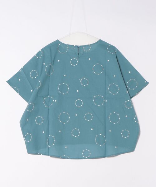 BARNDOOR（バーンドア）の「(BD)【BARNDOOR】コットンボイル ドット 刺繍 ノースリーブ プルオーバー シャツ（シャツ/ブラウス・レディース・ホワイト系1/ブラック系2/ネイビー系1/ブルー系2・FREE）」の5枚目の写真