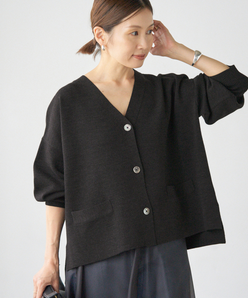 専用です　IENA sese H/Tクルーネックカーディガン　タグ付き未使用 IENA（イエナ）の「sese H/Tクルーネックカーディガン