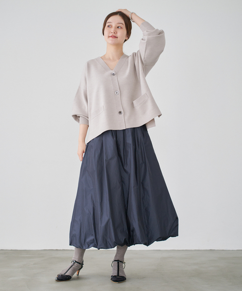 IENA(イエナ)の「《追加3》スーパーファインスムース ショートカーディガン(カーディガン/ボレロ・レディース・ボルドー/ピンク/ブラウン/ベージュ・FREE)」の7枚目の写真