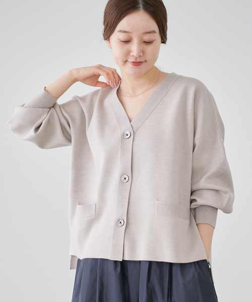 追加3》スーパーファインスムース ショートカーディガン（カーディガン