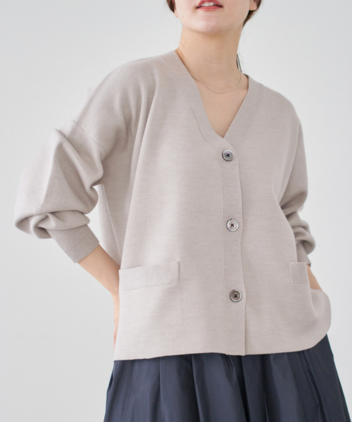 追加3》スーパーファインスムース ショートカーディガン（カーディガン