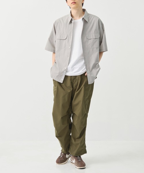 nanamica ナナミカ　シャツ nanamica (ナナミカ) Regular Collar Wind Shirt / レギュラー