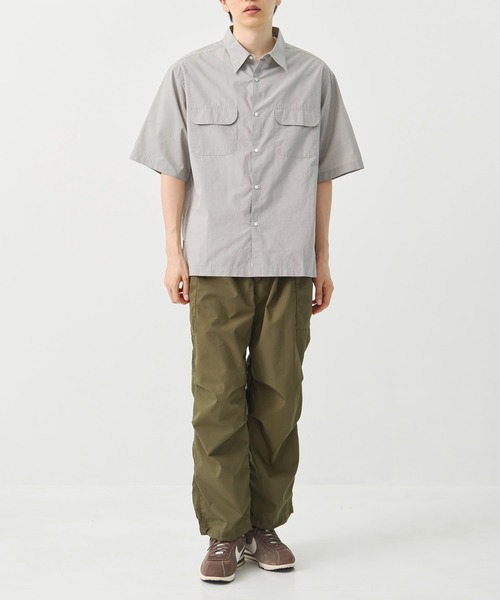 nanamica（ナナミカ）の「【nanamica / ナナミカ】Regular Collar End On End S/S Shirt（シャツ/ブラウス・メンズ・グレー・L/M）」の3枚目の写真