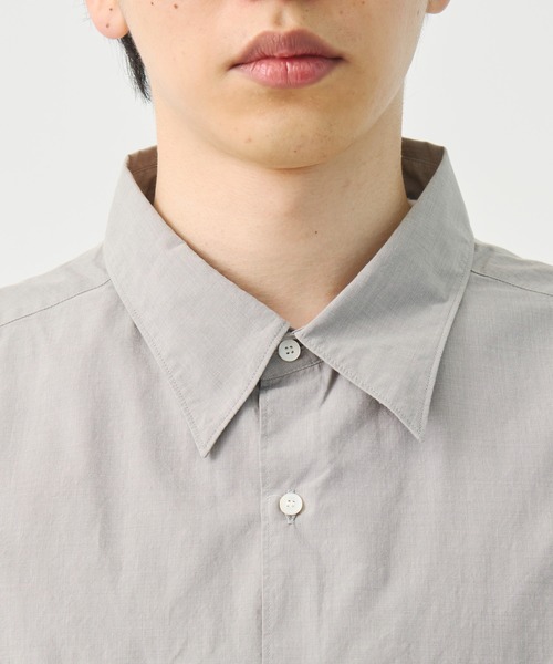 nanamica（ナナミカ）の「【nanamica / ナナミカ】Regular Collar End On End S/S Shirt（シャツ/ブラウス・メンズ・グレー・L/M）」の7枚目の写真
