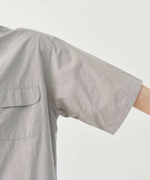 nanamica（ナナミカ）の「【nanamica / ナナミカ】Regular Collar End On End S/S Shirt（シャツ/ブラウス・メンズ・グレー・L/M）」の9枚目の写真