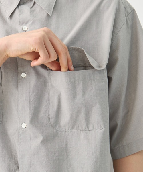 nanamica（ナナミカ）の「【nanamica / ナナミカ】Regular Collar End On End S/S Shirt（シャツ/ブラウス・メンズ・グレー・L/M）」の10枚目の写真