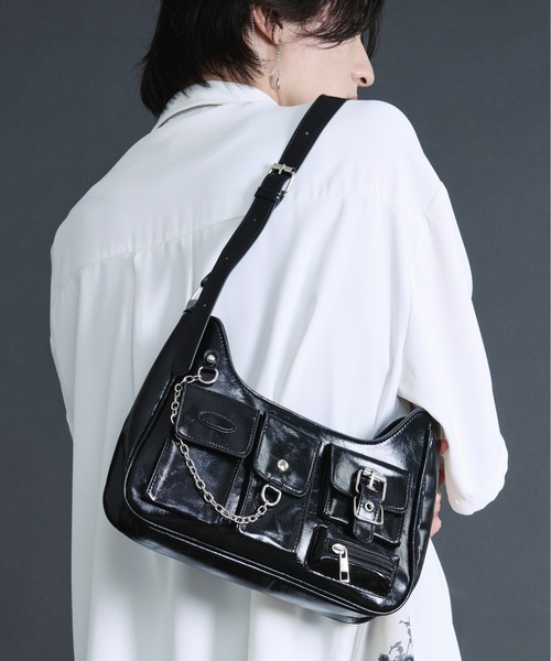 チェーンベルトショルダーバッグ（ショルダーバッグ）｜Ellno Loset