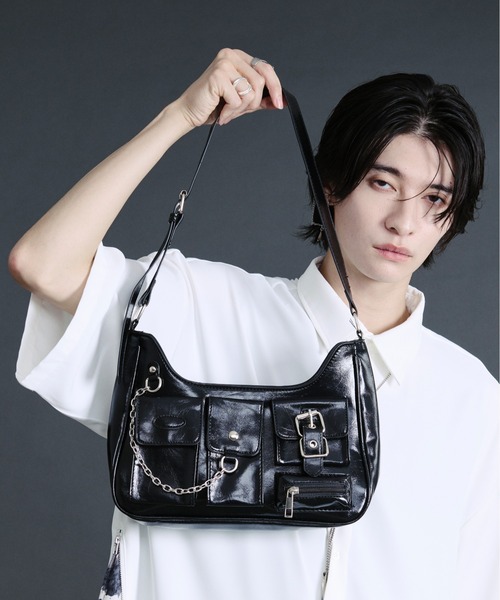 チェーンベルトショルダーバッグ（ショルダーバッグ）｜Ellno Loset