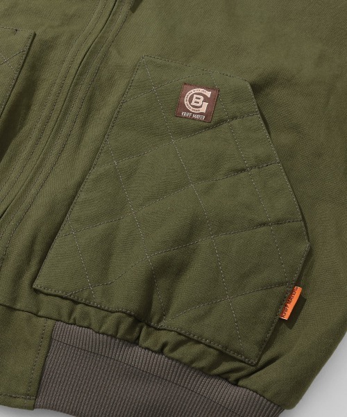 KRIFF MAYER(クリフメイヤー)の「ヘビーデューティーフードJK(その他アウター・メンズ・ブラック/カーキ/ブラウン・MEDIUM/LARGE/X-LARGE)」の9枚目の写真