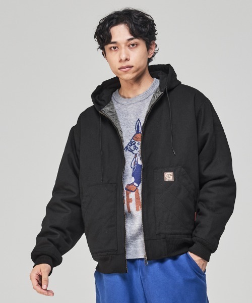 KRIFF MAYER(クリフメイヤー)の「ヘビーデューティーフードJK(その他アウター・メンズ・ブラック/カーキ/ブラウン・MEDIUM/LARGE/X-LARGE)」の13枚目の写真