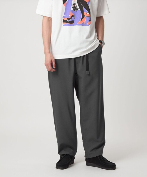 green label relaxing（グリーンレーベルリラクシング）の「ドライポリエステル クイックベルト W3 イージーパンツ -防シワ・吸水速乾-（その他パンツ・メンズ・ブラック/ダークグレー/オリーブ・S/XL/L/M）」の3枚目の写真