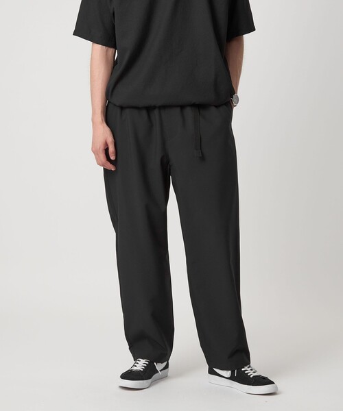 green label relaxing（グリーンレーベルリラクシング）の「ドライポリエステル クイックベルト W3 イージーパンツ -防シワ・吸水速乾-（その他パンツ・メンズ・ブラック/ダークグレー/オリーブ・S/XL/L/M）」の2枚目の写真