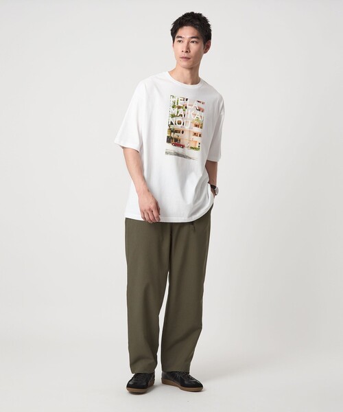 green label relaxing（グリーンレーベルリラクシング）の「ドライポリエステル クイックベルト W3 イージーパンツ -防シワ・吸水速乾-（その他パンツ・メンズ・ブラック/ダークグレー/オリーブ・S/XL/L/M）」の4枚目の写真