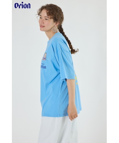 RODEO CROWNS WIDE BOWL(ロデオクラウンズワイドボウル)の「Orion BeerxRCS Pocket Beer Tシャツ(Tシャツ/カットソー・レディース・オフホワイト/ブラック/ピンク/ブルー・MEDIUM/LARGE)」の14枚目の写真