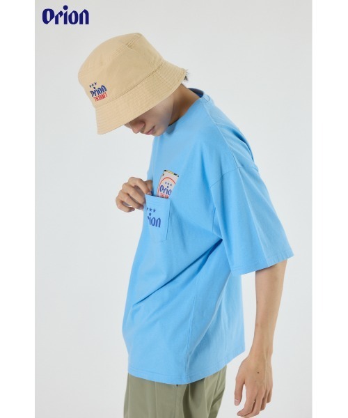 RODEO CROWNS WIDE BOWL(ロデオクラウンズワイドボウル)の「Orion BeerxRCS Pocket Beer Tシャツ(Tシャツ/カットソー・レディース・オフホワイト/ブラック/ピンク/ブルー・MEDIUM/LARGE)」の20枚目の写真