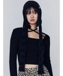 EMODA | ストライプシャギー2WAYビーニー(ニットキャップ/ビーニー)