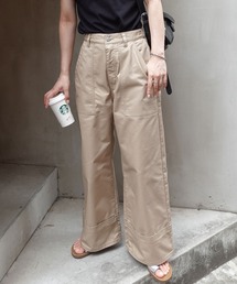 CORNERS（コーナーズ）の「裾ダブルベイカーツイルパンツ（チノパンツ・レディース）」