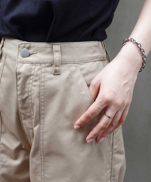 CORNERS(コーナーズ)の「裾ダブルベイカーツイルパンツ(チノパンツ・レディース・ベージュ・マルチサイズ)」の10枚目の写真