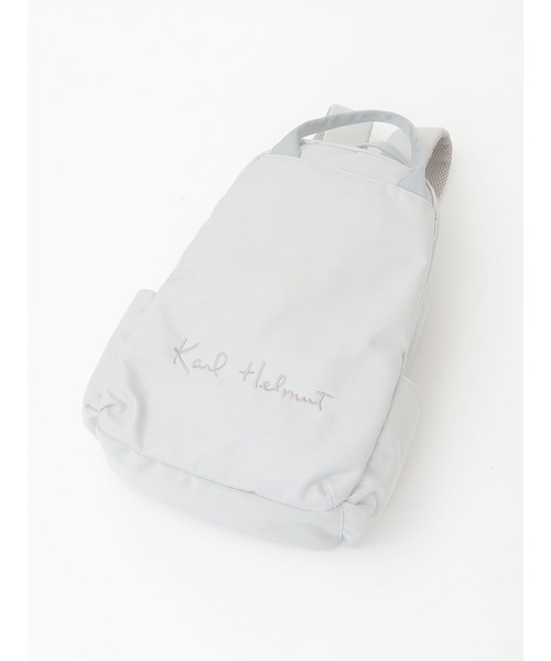KARL HELMUT(カールヘルム)の「カールヘルムロゴ刺繍バックパック(バックパック/リュック・メンズ・グレー/ブラック・フリー)」の14枚目の写真