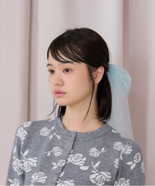 kaorinomori（カオリノモリ）の「kaorinomori キトゥンニット / カオリノモリ（ニットキャップ/ビーニー・レディース・ライトブルー/ブラック/ホワイト・FREE）」の18枚目の写真