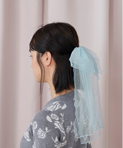 kaorinomori（カオリノモリ）の「kaorinomori キトゥンニット / カオリノモリ（ニットキャップ/ビーニー・レディース・ライトブルー/ブラック/ホワイト・FREE）」の19枚目の写真