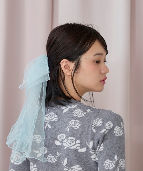 kaorinomori（カオリノモリ）の「kaorinomori キトゥンニット / カオリノモリ（ニットキャップ/ビーニー・レディース・ライトブルー/ブラック/ホワイト・FREE）」の21枚目の写真