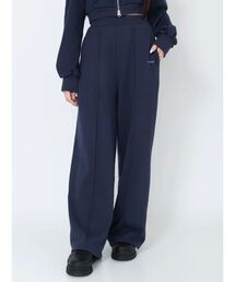 【SETUP着用可】スウェットワイドパンツ