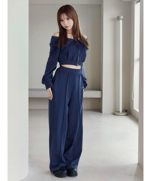 EATME（イートミー）の「【SETUP着用可】スウェットワイドパンツ（スウェットパンツ・レディース・グレー/ネイビー/ブラック・FREE）」の19枚目の写真