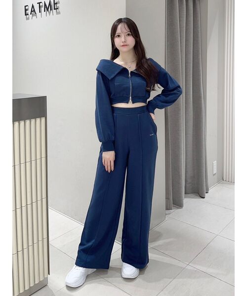 EATME（イートミー）の「【SETUP着用可】スウェットワイドパンツ（スウェットパンツ・レディース・グレー/ネイビー/ブラック・FREE）」の21枚目の写真